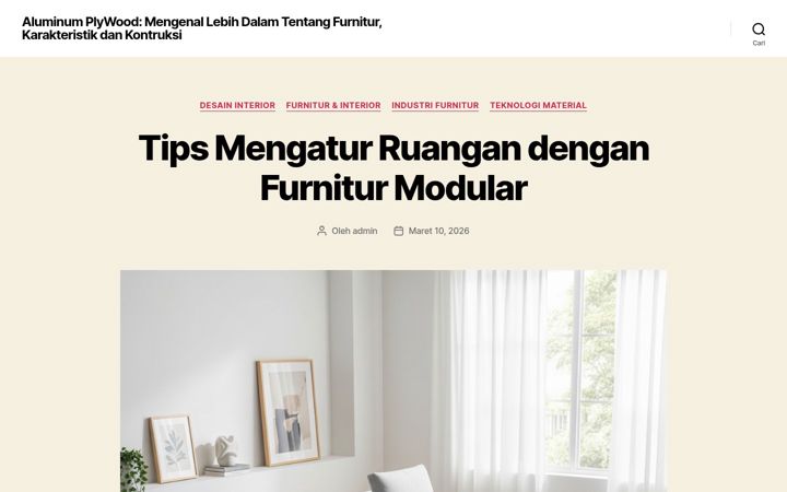 Screenshot of aluminumplywood.com