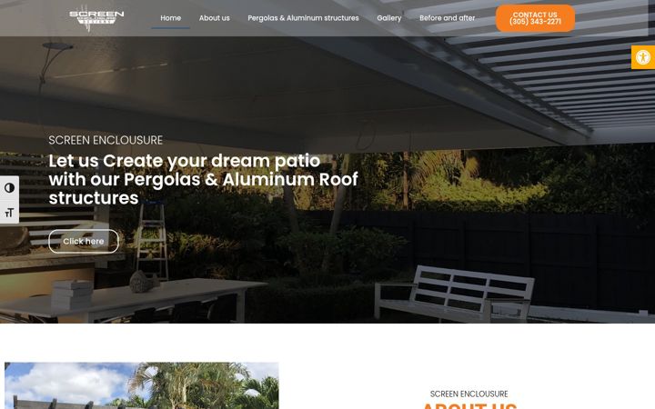 Screenshot of aluminumroofexperts.com
