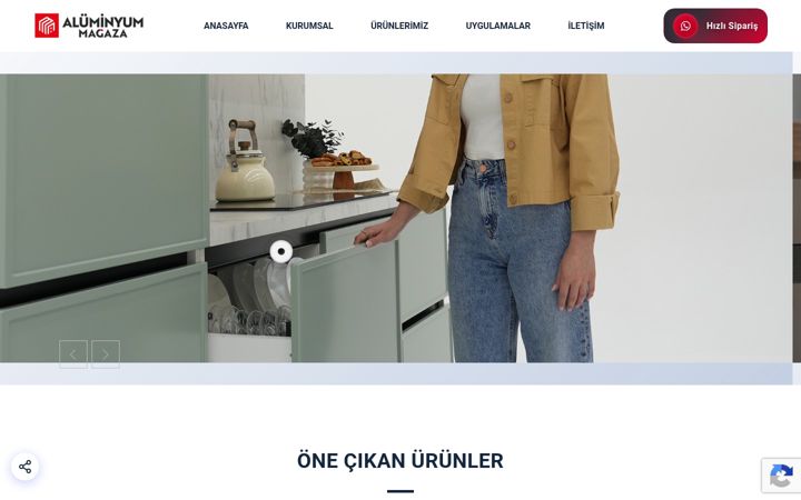 Screenshot of aluminyummagaza.com
