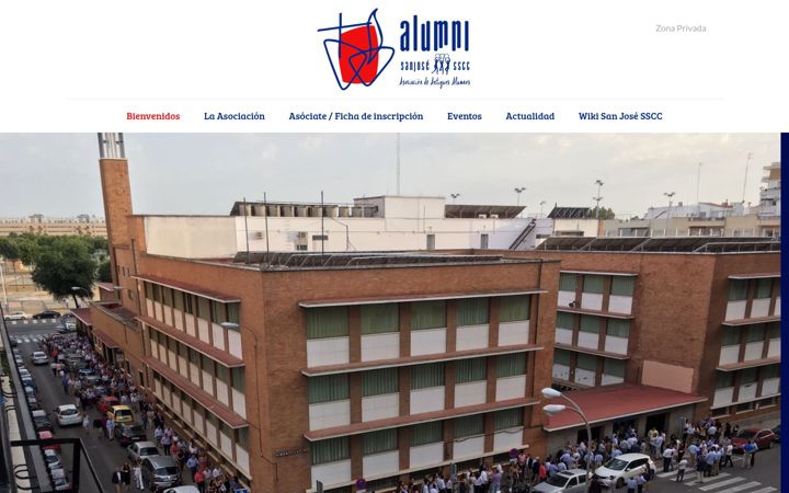 Screenshot of alumnisanjosesscc.com
