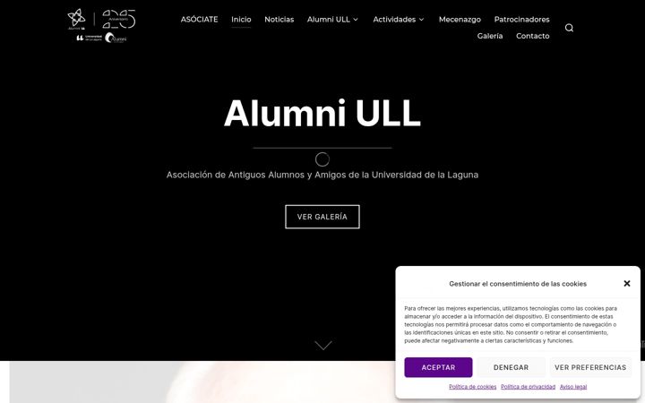 Screenshot of alumniull.com