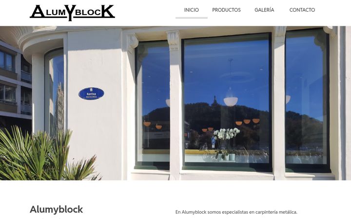 Screenshot of alumyblock.es