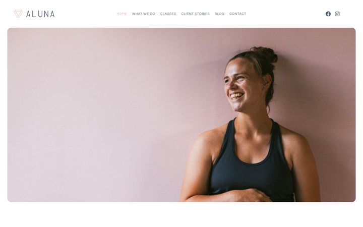 Screenshot του alunawellbeing.co.uk