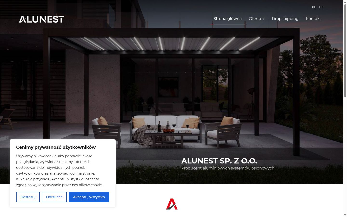Sutikimo reklamjuostės, rodytos prieš bet kokią sąveiką, ekrano kopija