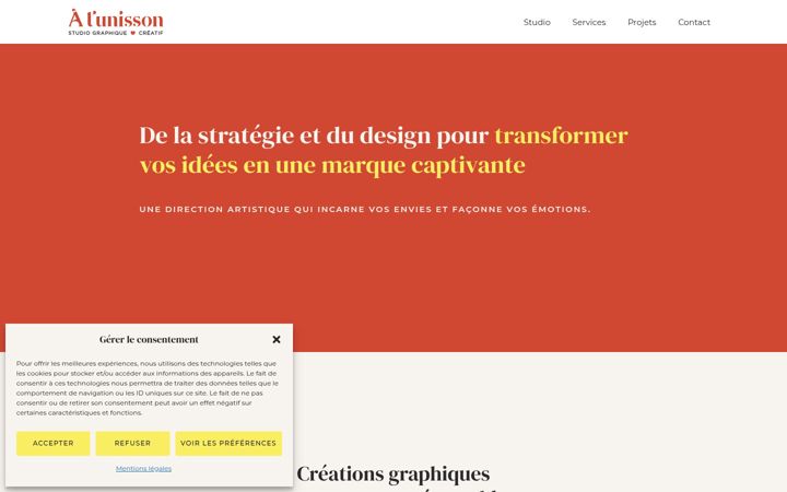 Ekrano kopija alunisson-studio.fr
