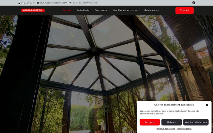 Screenshot of alunnibagarelli.com