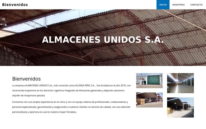 Screenshot of alunsaperu.com
