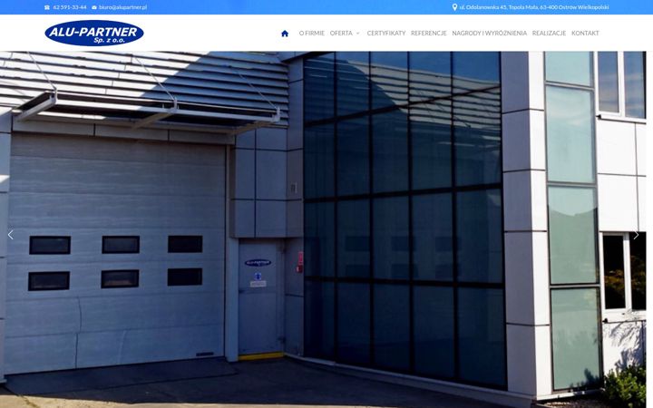 Screenshot of alupartner.pl