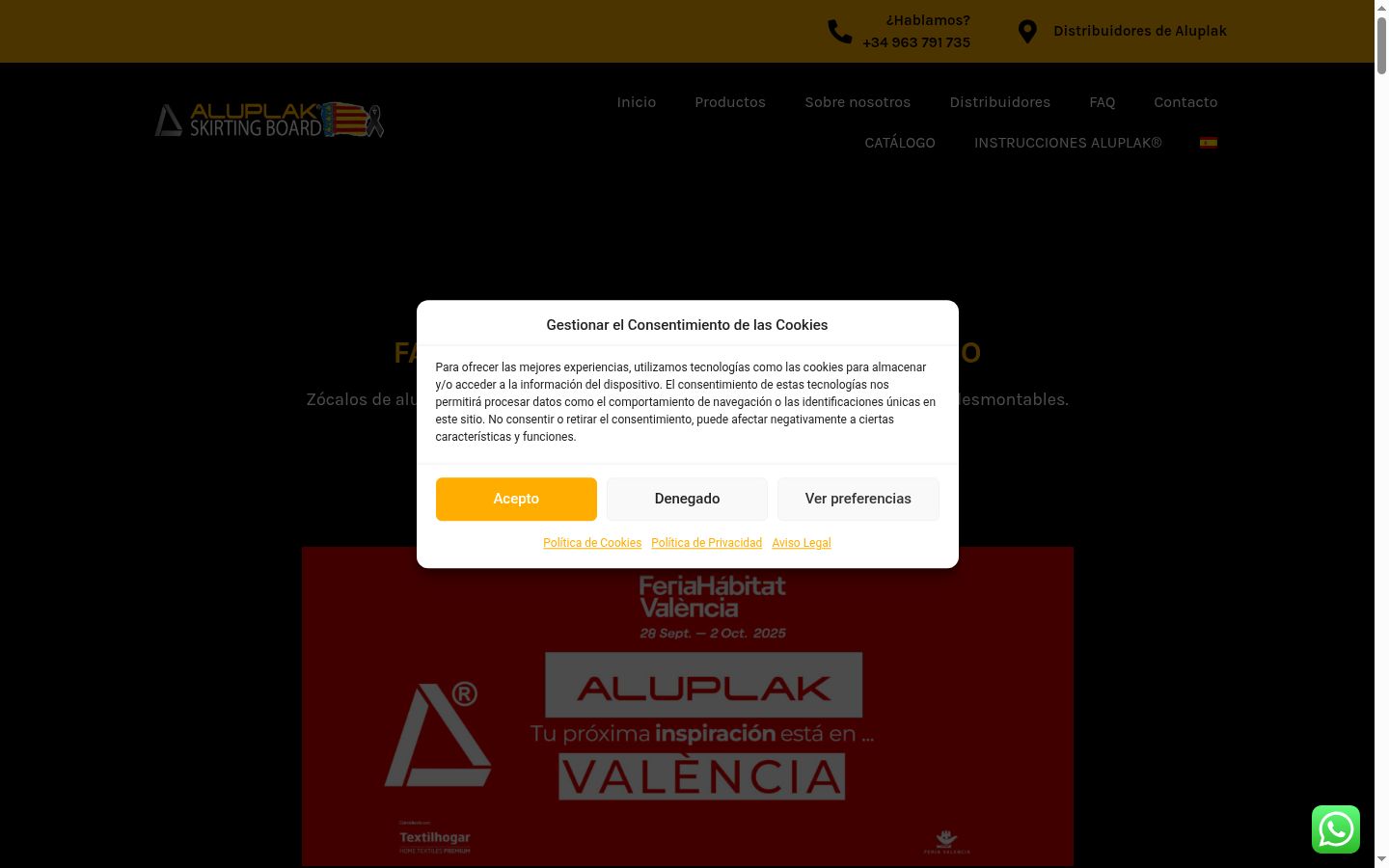 Screenshot tal-banner tal-kunsens muri qabel kwalunkwe interazzjoni