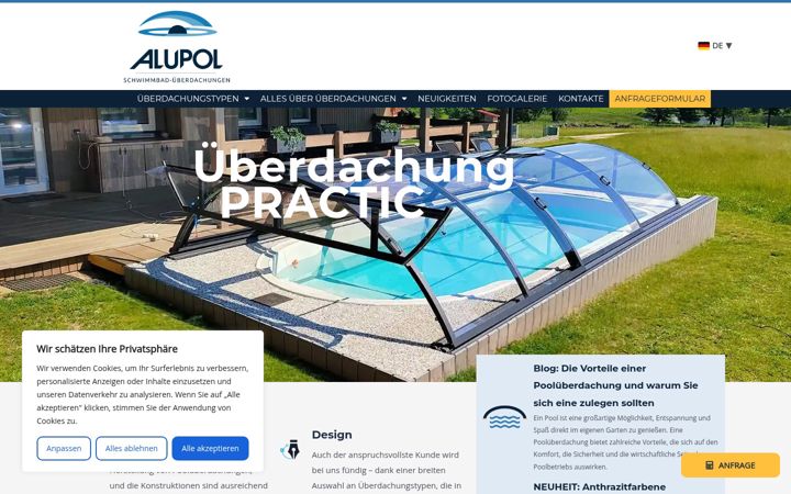 Screenshot of alupol.de