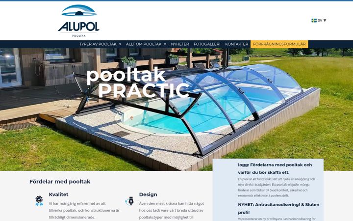 Screenshot of alupol.se