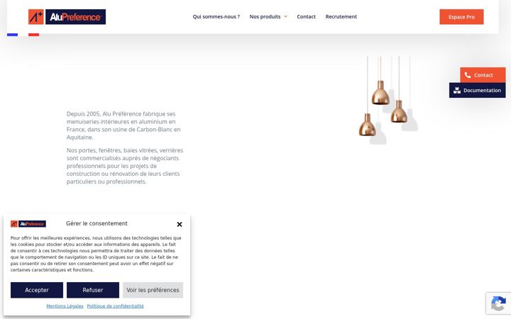 Kuvakaappaus sivustosta alupreference.com