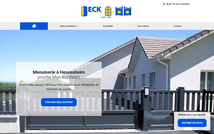 Ekrano kopija alupvc-eck.fr