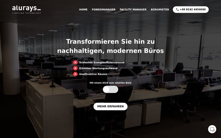 Screenshot of alurays.de