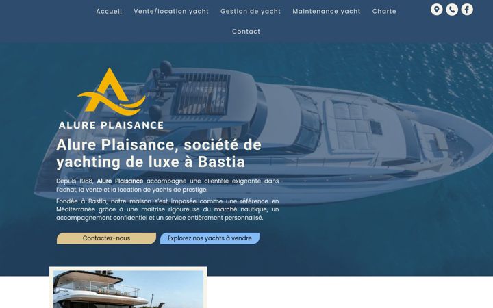 Screenshot of alure-plaisance.com