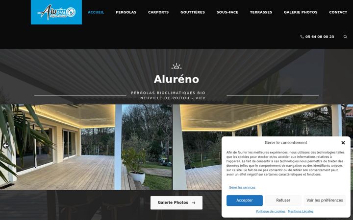 Screenshot of alureno.com