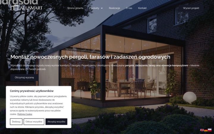 Screenshot of alusmart.pl