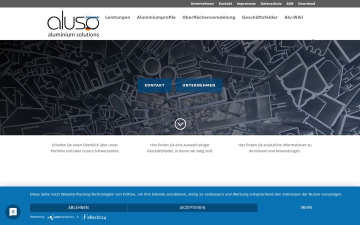 Screenshot of aluso.de