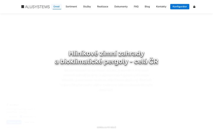 Screenshot of alusystems.cz