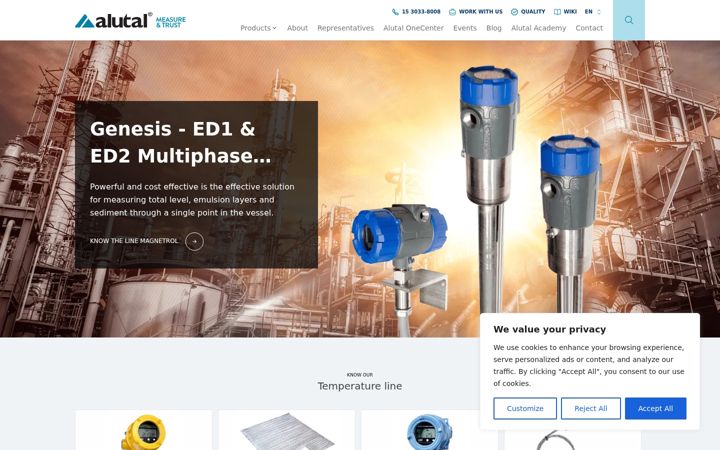 Zrzut ekranu alutal.com.br