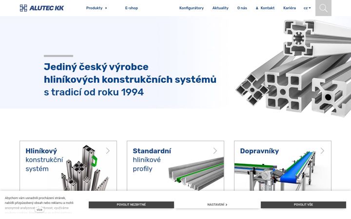 Screenshot of aluteckk.cz