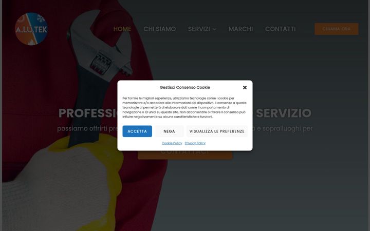 Snimka zaslona za alutekassistenza.com