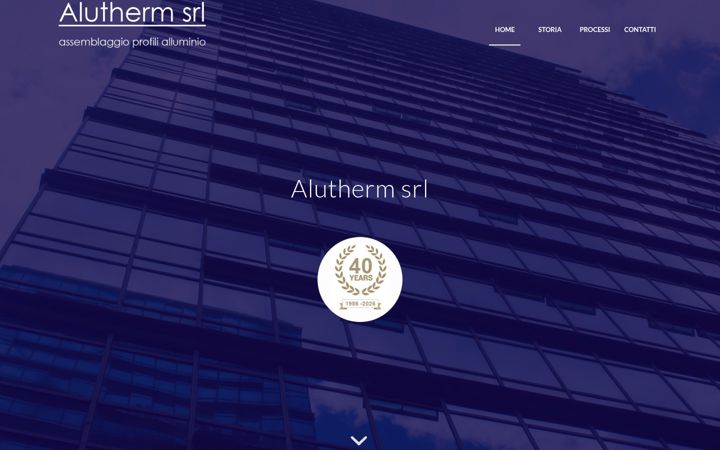Screenshot of alutherm.it