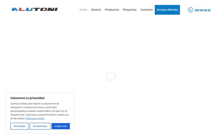 Screenshot of alutoni.com