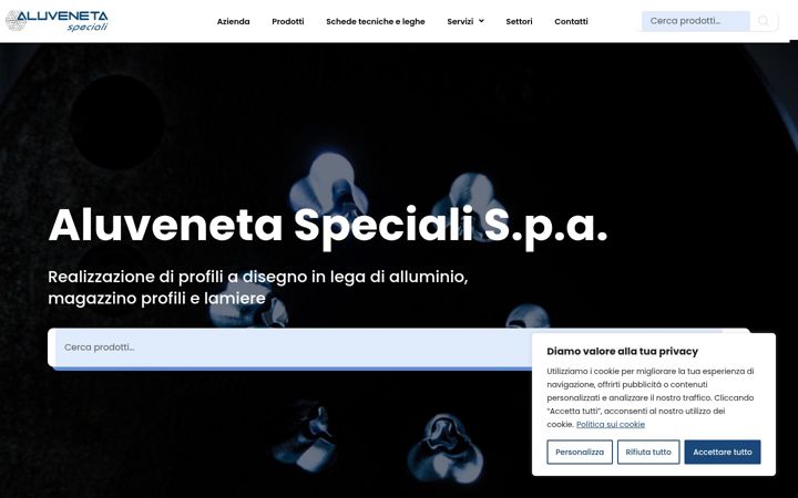 Screenshot of aluvenetaspeciali.it