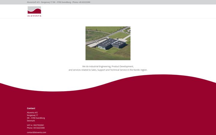 Screenshot of aluventa.com