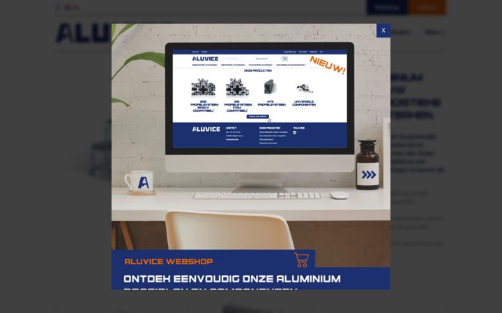 Screenshot of aluvice.eu