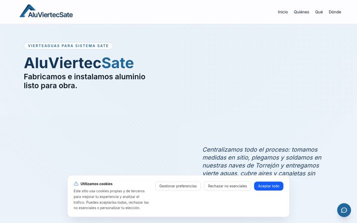 Screenshot of aluviertecsate.com