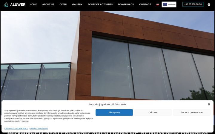 Screenshot of aluwer.pl