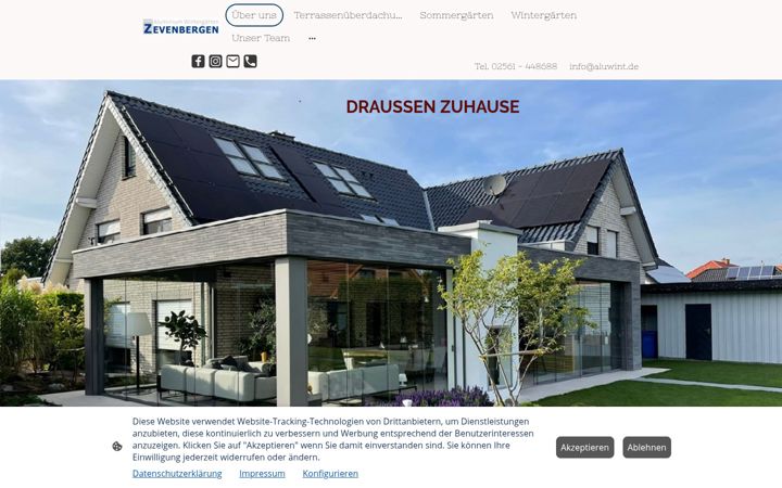 Screenshot of aluwint.de