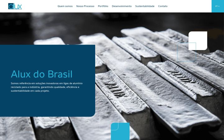 Screenshot of aluxdobrasil.com.br