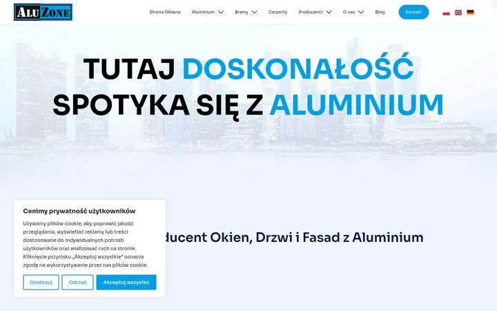 Screenshot di aluzone.pl