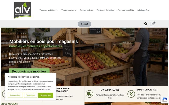 Screenshot of alv.fr
