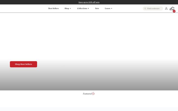 Skjermbilde av alva-cookware.com
