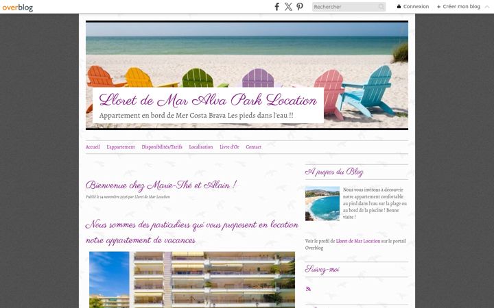 Skjermbilde av alva-park-location.com