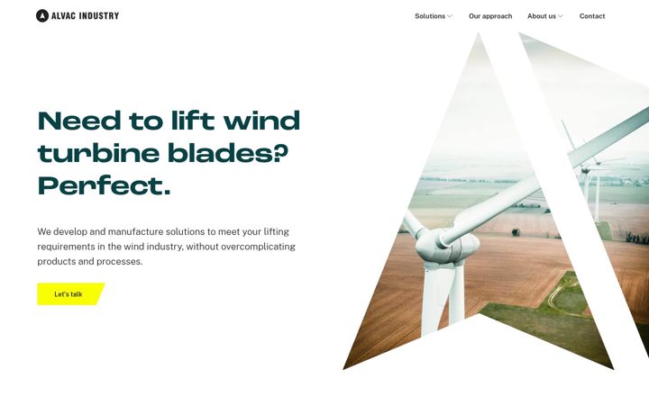 Screenshot of alvac-industry.com