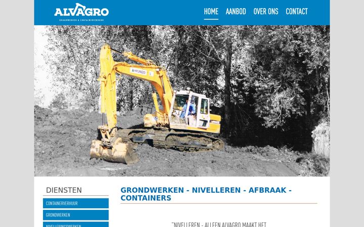 Screenshot of alvagro.be