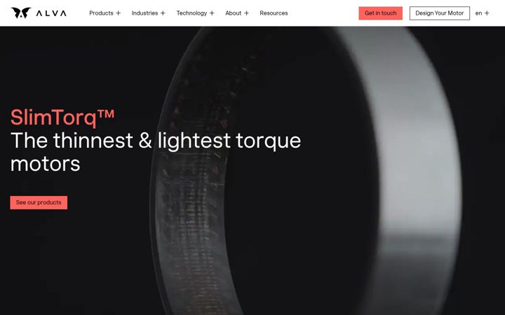 Screenshot di alvaindustries.com