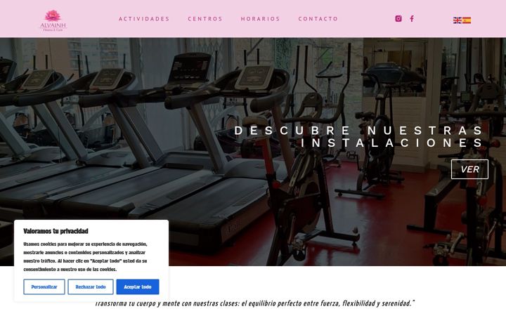 Screenshot of alvainh.com