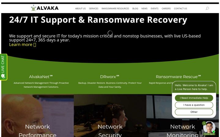 Screenshot of alvakaamplify.com