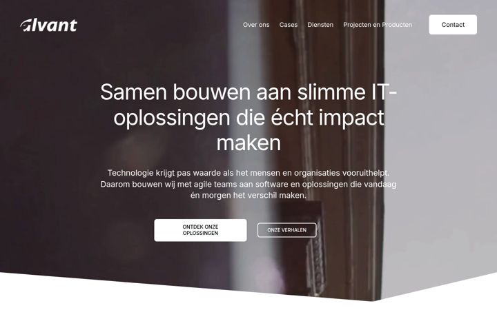 Screenshot of alvant.nl