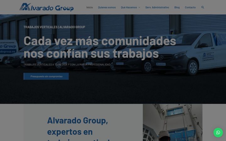 Screenshot of alvaradogroup.es