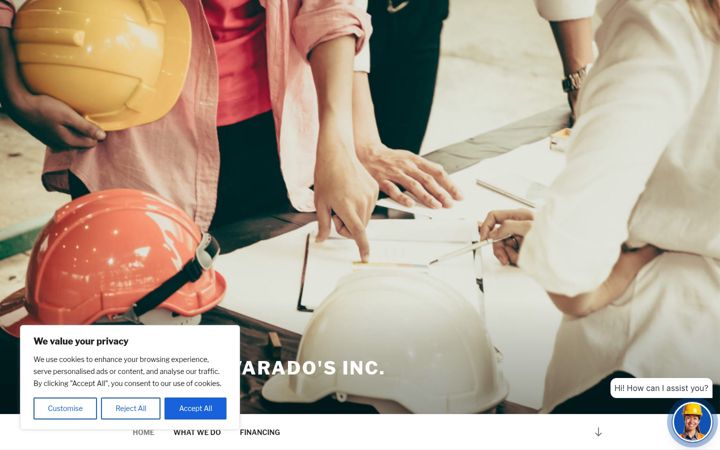 Screenshot of alvarados.info