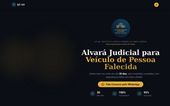 Screenshot of alvaraveiculofalecido.com.br