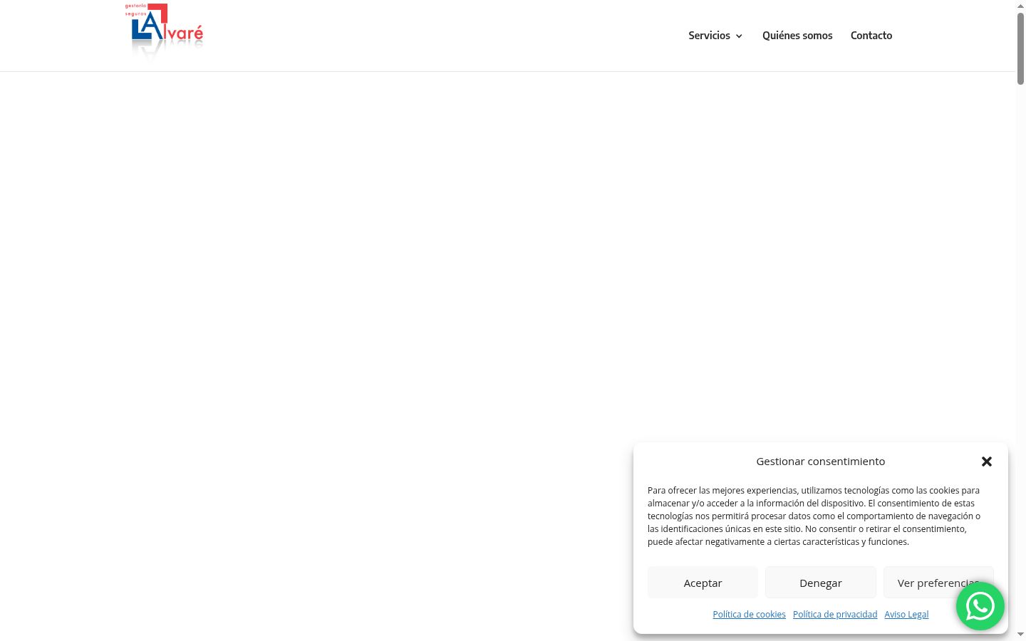 Screenshot tal-banner tal-kunsens muri qabel kwalunkwe interazzjoni