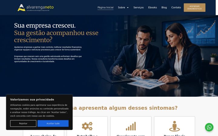 Screenshot ta' alvarenganeto.com.br